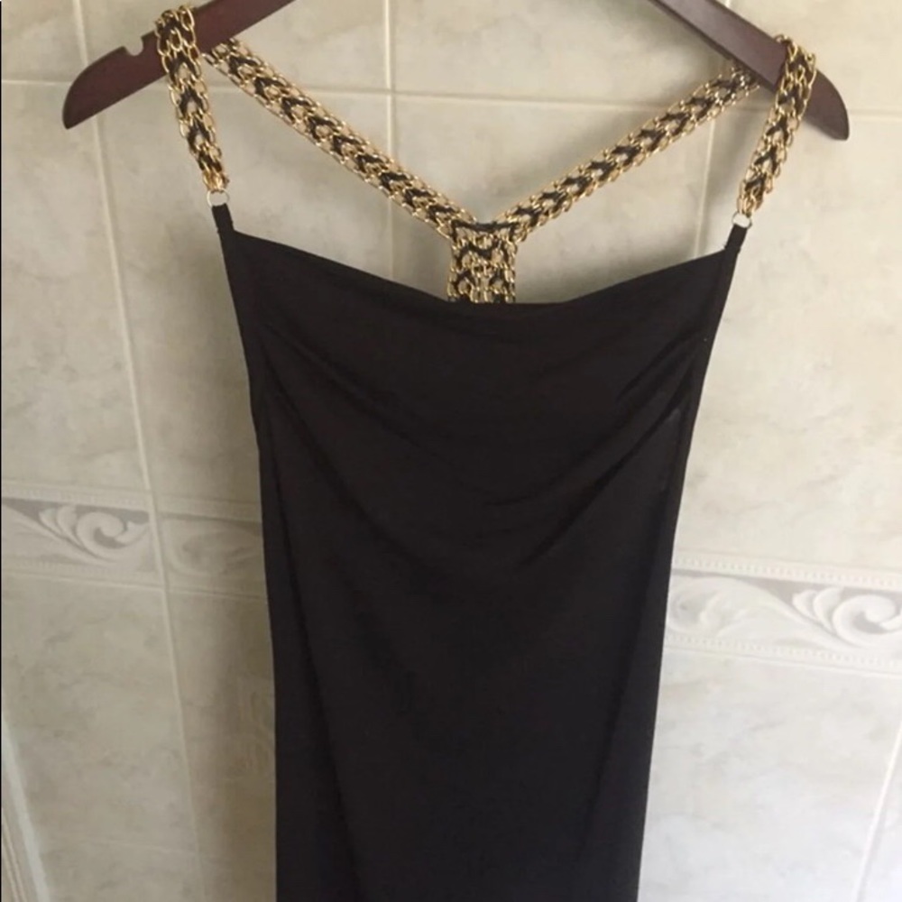 Sexy black dress